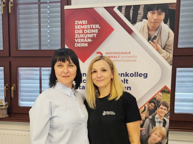 Робоча зустріч з Оксаною Василенко, керівницею Landesstudienkolleg Sachsen-Anhalt (Hochschule Anhalt)